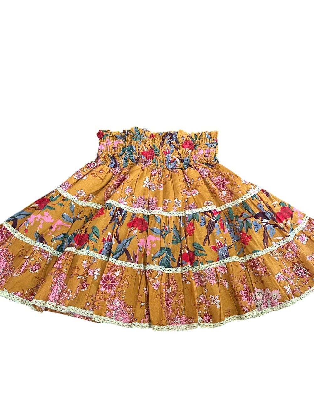 Let Me Be by Anthropologie Mixed Print Mini Skirt Size Small - Picture 4 of 6